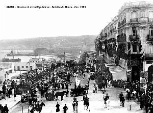 ALGER - BATAILLE DE FLEURS - 1909